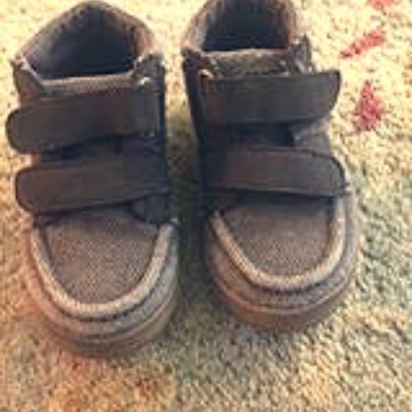 Children Place brown high top shoes, 4 toddler - Picture 1 of 1